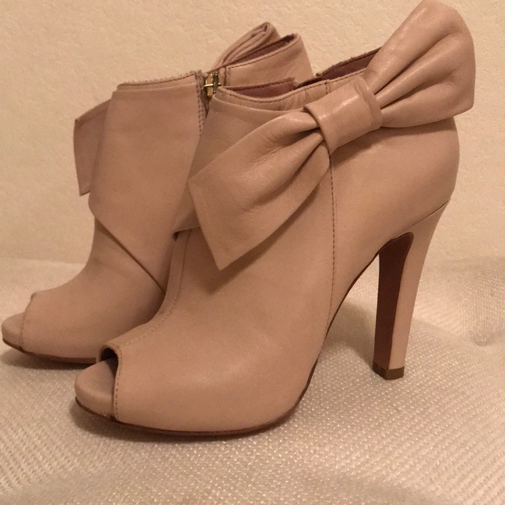 RED Valentino Nude/Light Pink Booties 5